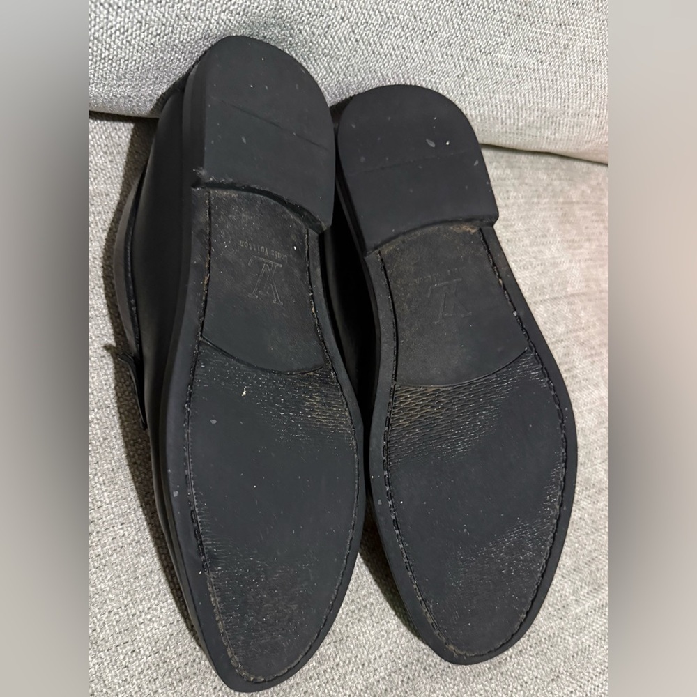 Louis Vuitton Black Leather Loafers - Picture 5 of 6